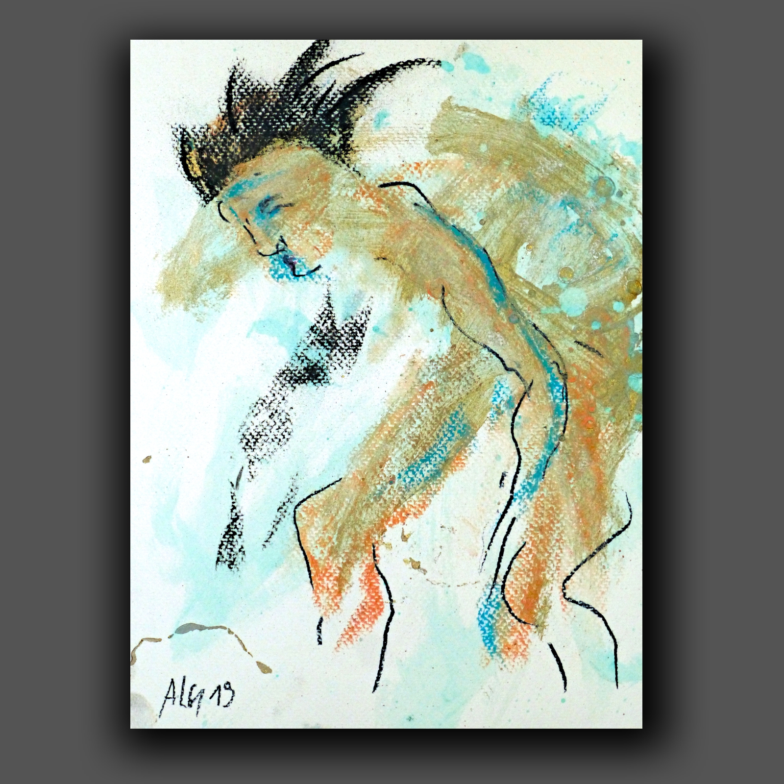 Drawing \ Ink charcoal chalk pastel